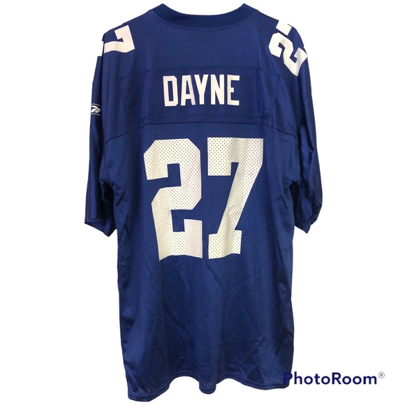 Vintage Reebok NYG Giants NFL Replica Jersey Dayne 27 Blue Men’s Large EUC - Picture 10 of 10